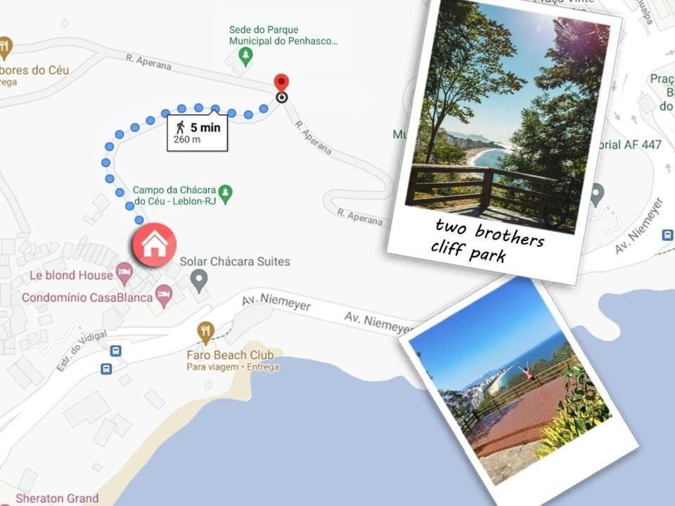 Hébergement de vacances Casa No Vidigal Com Vista Incrivel O Mar
